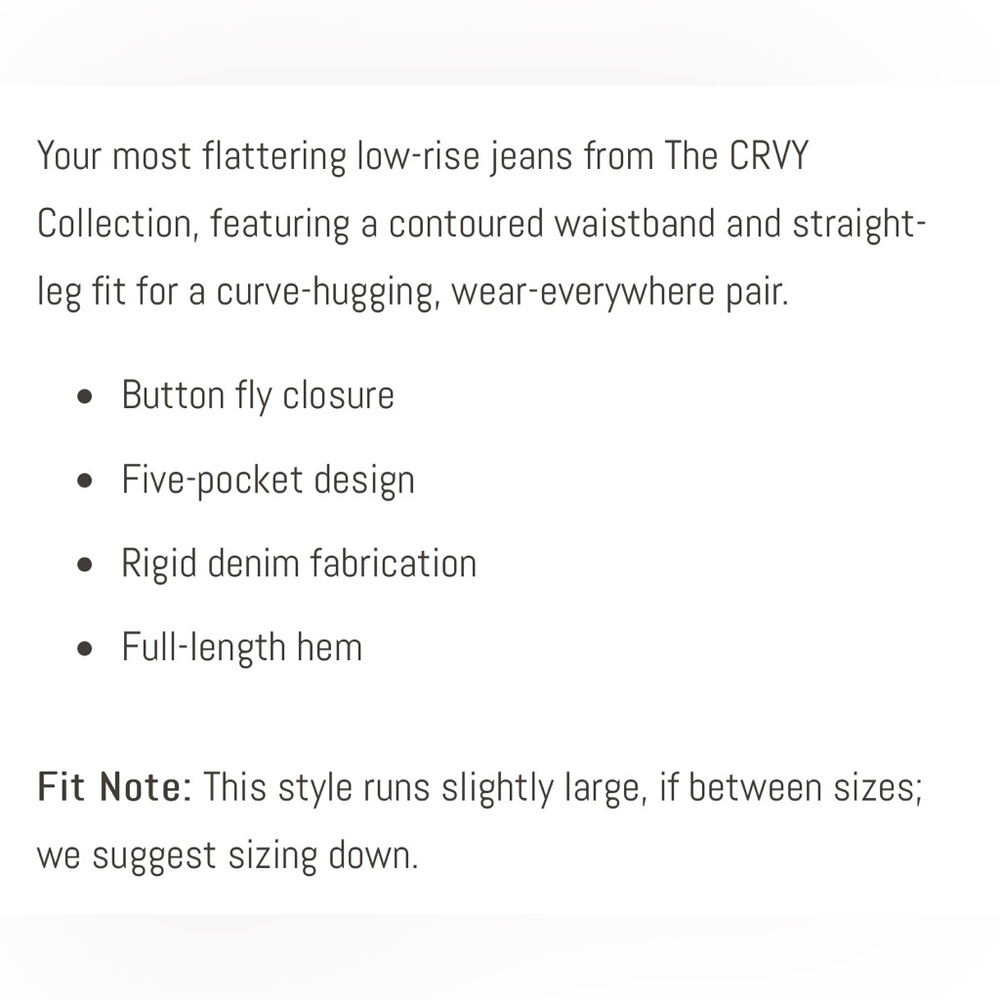 We the Free CRVY Siren Low Rise Straight Jeans - Picture 8 of 8